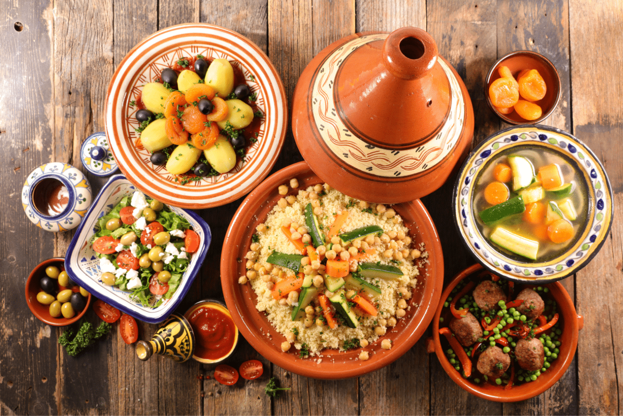 Moroccan cuisine  is very famous 
