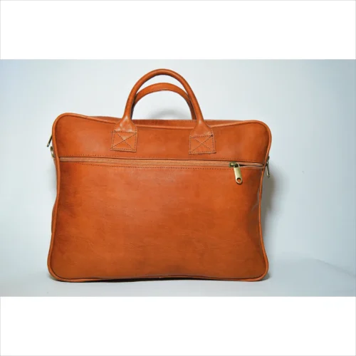 Classic Handcrafted Leather Briefcase - Timeless Elegance