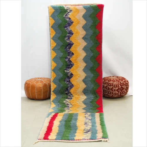 Colorful Moroccan Wool Runner