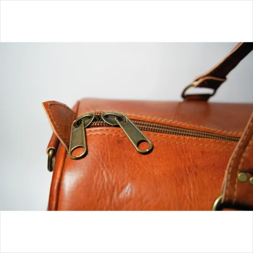 Classic Handmade Leather Duffel Bag