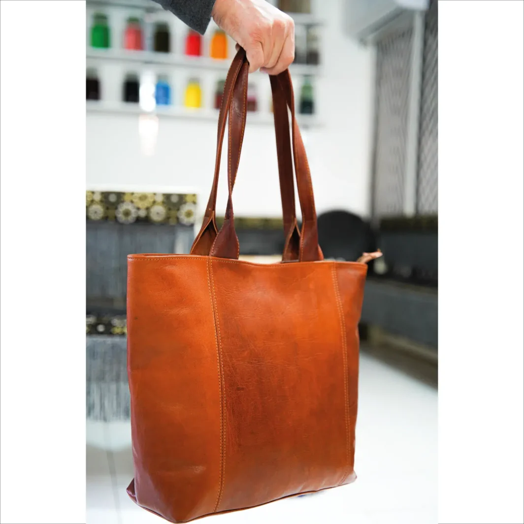 Borsa Tote in pelle premium - Design marocchino fatto a mano