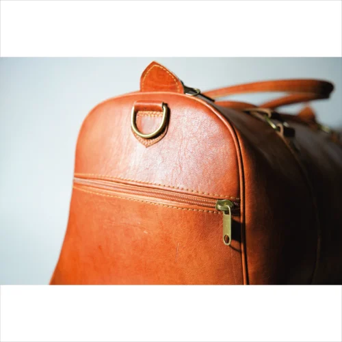 Classic Handmade Leather Duffel Bag
