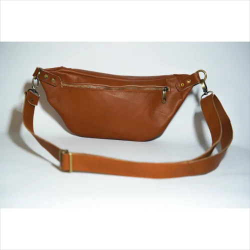 Bolso cruzado de piel auténtica - Elegante y duradero