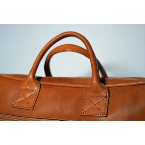 Classic Handcrafted Leather Briefcase - Timeless Elegance