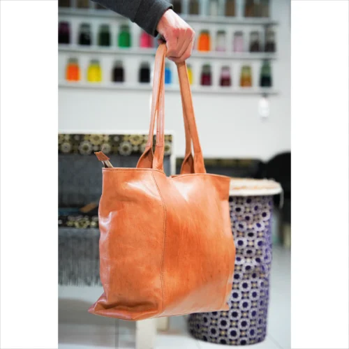 Handmade Leather Tote Bag - Durable and Stylish