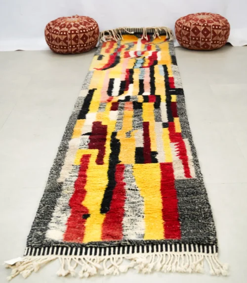 Handmade Moroccan Wool Rug – Traditional Berber Elegance