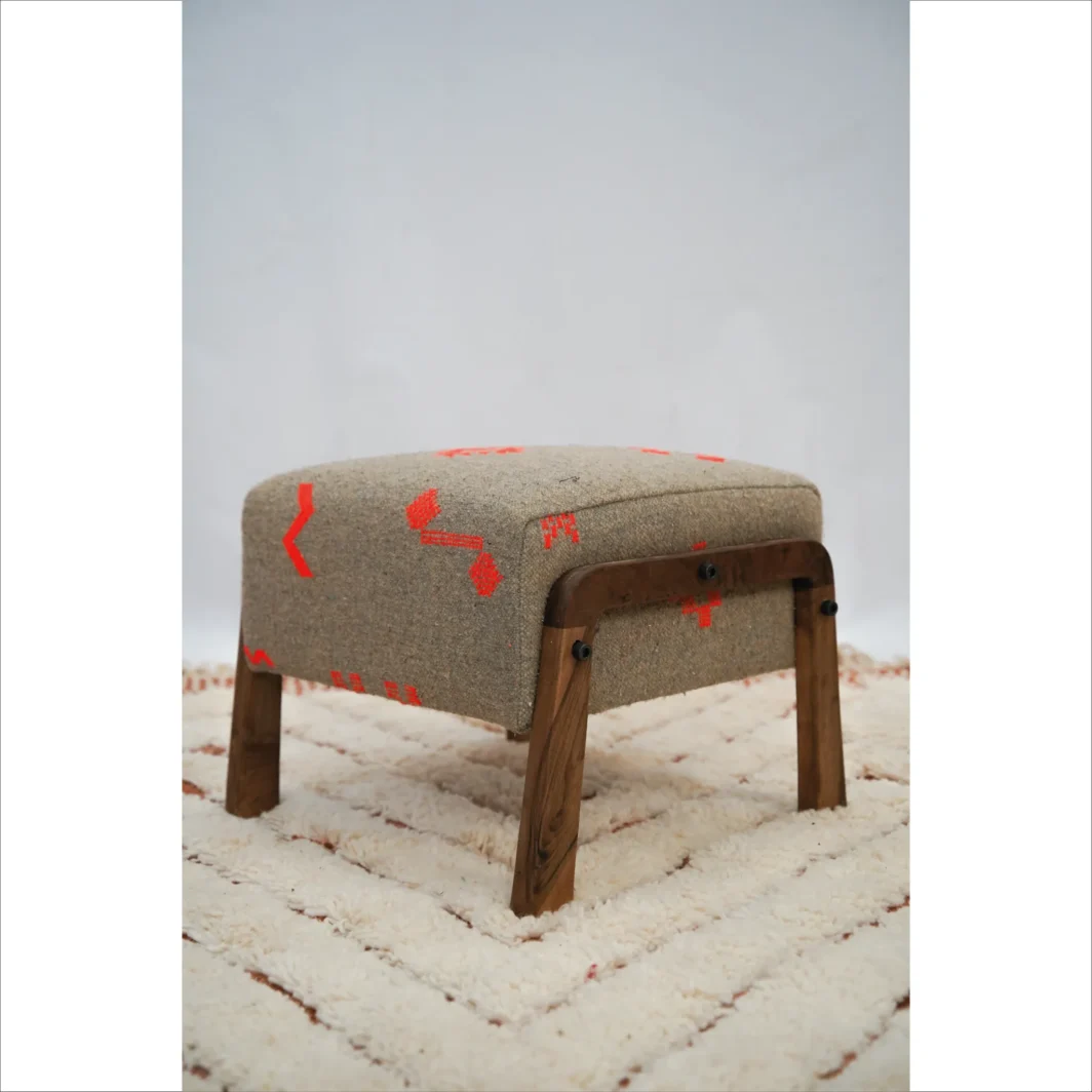 Handcrafted Moroccan Lounge Chair - Traditional Elegance